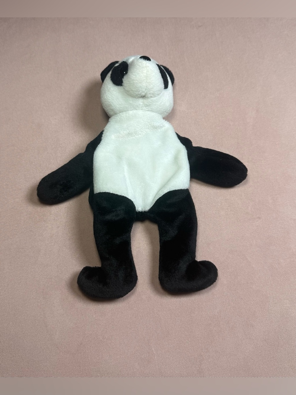 Fluffyville Black & White Panda Bear Plush Stuffed Animal Kid's Toy Vintage 8"